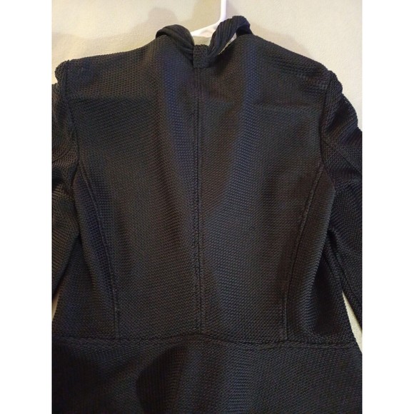Armoni Collezioni womens open knit cardigan Nylon Elastane size 12 black - Picture 10 of 11
